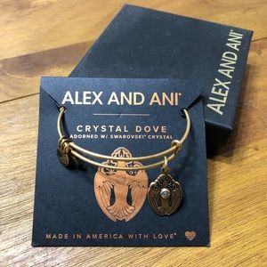 Alex and Ani “Crystal Dove” bracelet
